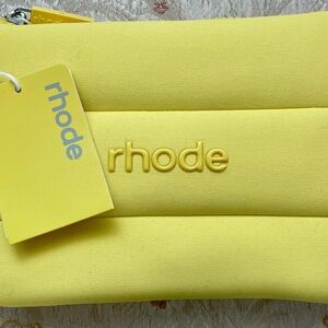 RHODE sold out Yellow bubble makeup bag LEMONTINI LIMITED EDITION